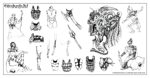 Elder Scrolls III: Morrowind, The - TES3 - Concept Art